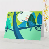 Carte Chanson amoureuse (Fleur jaune)