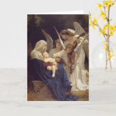 Carte Chanson de Bouguereau (Fleur jaune)