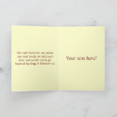 Carte Chanson de conception de Solomon (Intérieur)