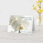 Carte Chanson de l'anniversaire du Mariage chrétien Salo (Fleur jaune)