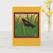 Carte Chanson de matin (Fleur jaune)