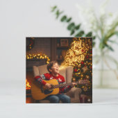 CARTE CHANSON DE NOËL THÈME ENFANTS CHANTENT (Debout devant)