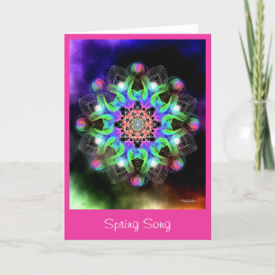 Carte Chanson de printemps