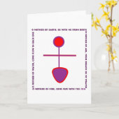 Carte Chanson de salutation de déesse (Fleur jaune)