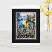 Carte Chanson de Yellow (Fleur jaune)