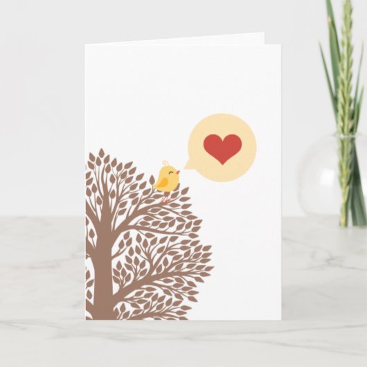 Carte Chanson du coeur (Devant)