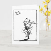 Carte Chanson été (Fleur jaune)