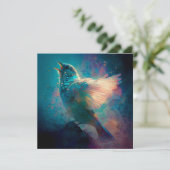 Carte Chanson Mystique Magique Chantant Sa Chanson (Debout devant)