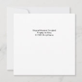 Carte Chanson Mystique Magique Chantant Sa Chanson (Dos)