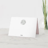 Carte Chant de bénédictions de Pâques du Cantique des Ca (Dos)