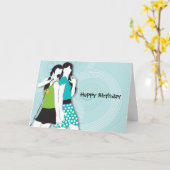 Carte Chant de filles de hanche (Fleur jaune)