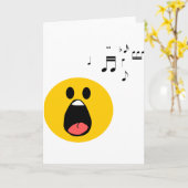 Carte Chanter (Fleur jaune)