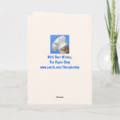 Carte Chanter des moutons Joyeux anniversaire (Dos)