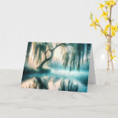 Carte Chanter d'un arbre à penser à vous (Fleur jaune)