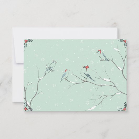 Carte Chanter la chanson de Noël (Devant)