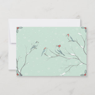 Carte Chanter la chanson de Noël