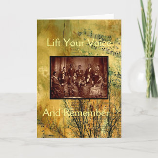 Carte Chanteurs Wade de jubilé de Fisk par l'eau