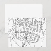 Carte Chanukah Angel (Devant / Derrière)