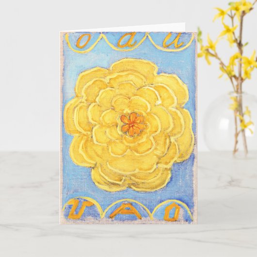 Carte Chaos Primordial 24 | Hilma af Klint | (Fleur jaune)