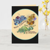 Carte Chaotic Trash Gremlin, sleepy raccoons (Fleur jaune)