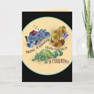 Carte Chaotique Gremlin de détritus, ratons laveurs endo