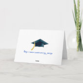 Carte Chapeau au diplômé ! (Dos)