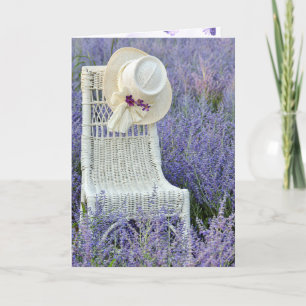 Carte Chapeau d'amitié sur une chaise