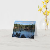 Carte Chapeau de Beaver Notecard (Fleur jaune)