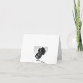 Carte Chapeau de Beaver Notecard (Dos)