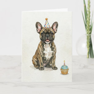 Carte Chapeau de fête d'anniversaire pour Cupcake Bouled