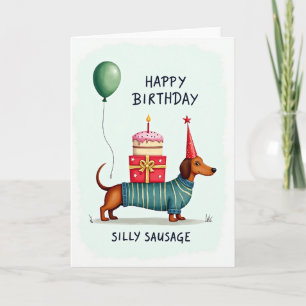 Carte Chapeau de Fête pour Chien