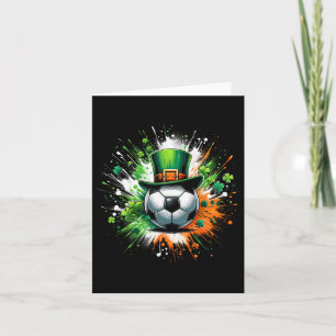 Carte Chapeau de Leprechaun de Football Leprechaun Shamr