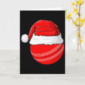 Carte Chapeau de Noël de Santa Cricket  (Fleur jaune)