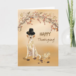 Carte Chapeau de Pèlerin Drôle de Labrador Retriever pou