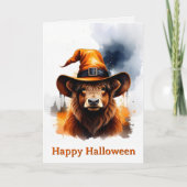 Carte Chapeau de sorcière orange vache des Highlands cap (Devant)
