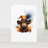 Carte Chapeau de sorcière orange vache des Highlands cap (Dos)