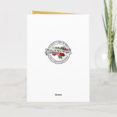 Carte Chapelet de fleurs de scriptures d'anniversaire re (Dos)