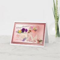 Chapelier de rose de joyeux anniversaire