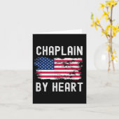 Carte Chaplain Usa Drapeau Profession Rétro Titre du tra (Fleur jaune)