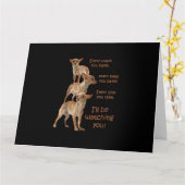 Carte Chaque Bite que vous prenez, Chien affamé, Chihuah (Fleur jaune)