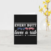 Carte Chaque Bouton Aime Un Fumeur De Pitmaster Rub Gril (Fleur jaune)