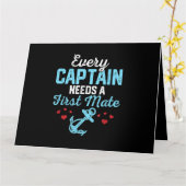 Carte Chaque capitaine a besoin d'un second (Fleur jaune)