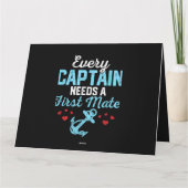 Carte Chaque capitaine a besoin d'un second (Dos)