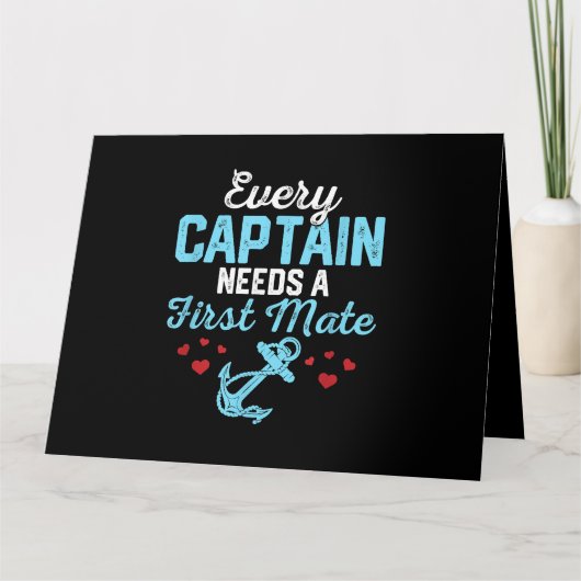 Carte Chaque capitaine a besoin d'un second (Devant)