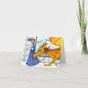 Carte Chaque dame a besoin d'un dragon