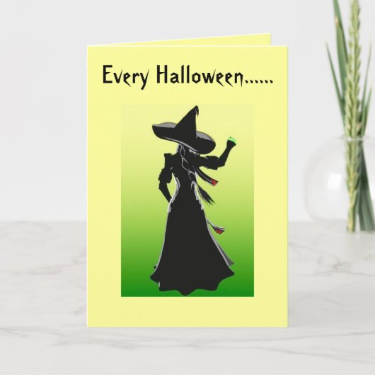 Carte Chaque Halloween (Devant)
