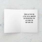 CARTE CHAQUE JOUR AVEC VOUS EST SPÉCIALEMENT SOUHAITS D' (Intérieur)