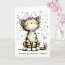 Chaque Jour Dur Défait, Encouragement Chat Mignon