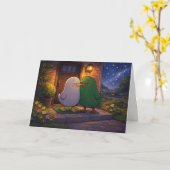 Carte Chaque jour est la Saint-Valentin (Fleur jaune)