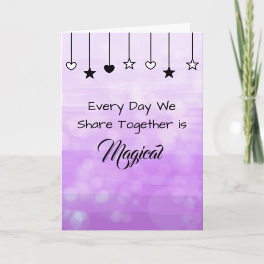 Carte Chaque Jour est Magique | Saint-Valentin (Devant)